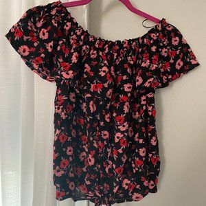 Off the shoulder summer crop top